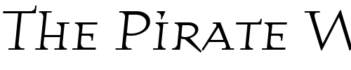 Font : QuartetSmallcapsRegular Custom Text : The Pirate Way Test your own text here Click to download or to view this font on a tshirt that can be custom printed in Bali