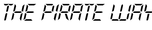 Font : QuartzL-Italic Custom Text : The Pirate Way Test your own text here Click to download or to view this font on a tshirt that can be custom printed in Bali