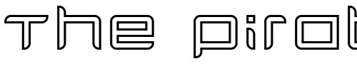 Font : Quarx-Outline Custom Text : The Pirate Way Test your own text here Click to download or to view this font on a tshirt that can be custom printed in Bali