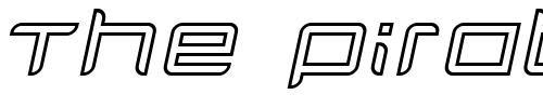 Font : Quarx-Outline-Italic Custom Text : The Pirate Way Test your own text here Click to download or to view this font on a tshirt that can be custom printed in Bali