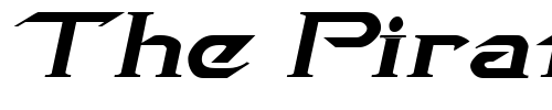Font : QuasarExtended-Italic Custom Text : The Pirate Way Test your own text here Click to download or to view this font on a tshirt that can be custom printed in Bali