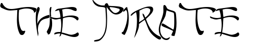 Font : Quasi Custom Text : The Pirate Way Test your own text here Click to download or to view this font on a tshirt that can be custom printed in Bali