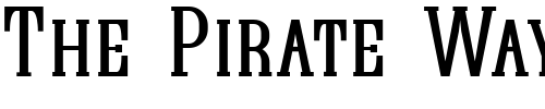 Font : Quastic-Kaps Custom Text : The Pirate Way Test your own text here Click to download or to view this font on a tshirt that can be custom printed in Bali