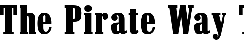 Font : QuesadaDisplaySSK Custom Text : The Pirate Way Test your own text here Click to download or to view this font on a tshirt that can be custom printed in Bali