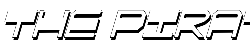 Font : QuickGear-Shadow-ItalCon Custom Text : The Pirate Way Test your own text here Click to download or to view this font on a tshirt that can be custom printed in Bali