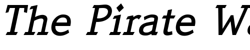 Font : QuickType-Medium-Italic-PDF Custom Text : The Pirate Way Test your own text here Click to download or to view this font on a tshirt that can be custom printed in Bali