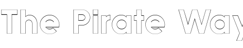 Font : Quicksans-Accurate-ICG-Out Custom Text : The Pirate Way Test your own text here Click to download or to view this font on a tshirt that can be custom printed in Bali