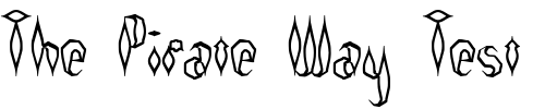 Font : Quill-Experimental-O--BRK Custom Text : The Pirate Way Test your own text here Click to download or to view this font on a tshirt that can be custom printed in Bali