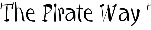 Font : Quill-Extra Custom Text : The Pirate Way Test your own text here Click to download or to view this font on a tshirt that can be custom printed in Bali