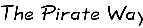 Font : QuillScript-Normal Custom Text : The Pirate Way Test your own text here Click to download or to view this font on a tshirt that can be custom printed in Bali