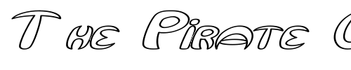 Font : Qurve-Hollow-Wide-Italic Custom Text : The Pirate Way Test your own text here Click to download or to view this font on a tshirt that can be custom printed in Bali