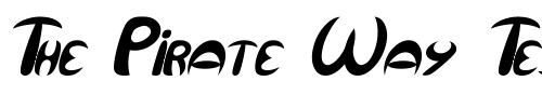 Font : Qurve-Italic Custom Text : The Pirate Way Test your own text here Click to download or to view this font on a tshirt that can be custom printed in Bali