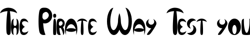 Font : Qurve-Thin Custom Text : The Pirate Way Test your own text here Click to download or to view this font on a tshirt that can be custom printed in Bali