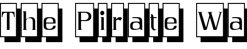 Font : QwatickPlacard Custom Text : The Pirate Way Test your own text here Click to download or to view this font on a tshirt that can be custom printed in Bali