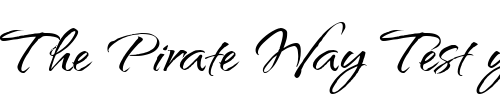 Font : QwitcherBychen Custom Text : The Pirate Way Test your own text here Click to download or to view this font on a tshirt that can be custom printed in Bali