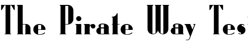 Font : Radio-Ranch-NF Custom Text : The Pirate Way Test your own text here Click to download or to view this font on a tshirt that can be custom printed in Bali