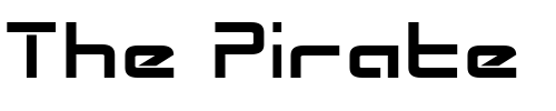Font : Radio-Space-Bold Custom Text : The Pirate Way Test your own text here Click to download or to view this font on a tshirt that can be custom printed in Bali