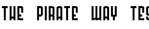 Font : Radonator-Normal Custom Text : The Pirate Way Test your own text here Click to download or to view this font on a tshirt that can be custom printed in Bali