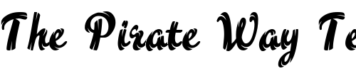 Font : Ragetta Custom Text : The Pirate Way Test your own text here Click to download or to view this font on a tshirt that can be custom printed in Bali