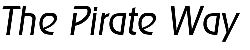 Font : Ragtime-LightIta Custom Text : The Pirate Way Test your own text here Click to download or to view this font on a tshirt that can be custom printed in Bali