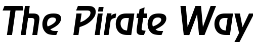 Font : Ragtime-MediumIta Custom Text : The Pirate Way Test your own text here Click to download or to view this font on a tshirt that can be custom printed in Bali