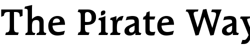 Font : Raleigh-LT-Demi-Bold Custom Text : The Pirate Way Test your own text here Click to download or to view this font on a tshirt that can be custom printed in Bali