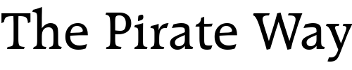 Font : Raleigh-Md-BT-Medium Custom Text : The Pirate Way Test your own text here Click to download or to view this font on a tshirt that can be custom printed in Bali