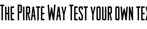 Font : RaleighGothic-SmallCaps Custom Text : The Pirate Way Test your own text here Click to download or to view this font on a tshirt that can be custom printed in Bali