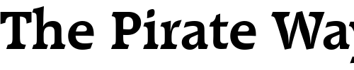 Font : RaleighT-Bold Custom Text : The Pirate Way Test your own text here Click to download or to view this font on a tshirt that can be custom printed in Bali
