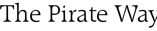 Font : RaleighTLig Custom Text : The Pirate Way Test your own text here Click to download or to view this font on a tshirt that can be custom printed in Bali