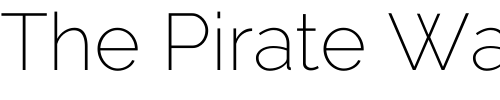 Font : Raleway-ExtraLight Custom Text : The Pirate Way Test your own text here Click to download or to view this font on a tshirt that can be custom printed in Bali