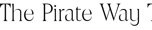 Font : RalphBecker-ExtraLight Custom Text : The Pirate Way Test your own text here Click to download or to view this font on a tshirt that can be custom printed in Bali