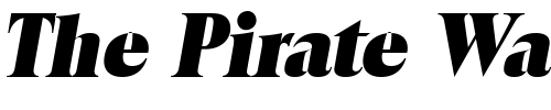 Font : RalphBecker-Heavy-Italic Custom Text : The Pirate Way Test your own text here Click to download or to view this font on a tshirt that can be custom printed in Bali