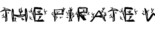 Font : Ramada1 Custom Text : The Pirate Way Test your own text here Click to download or to view this font on a tshirt that can be custom printed in Bali