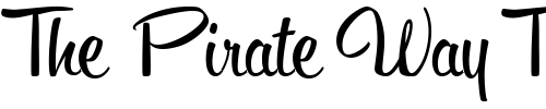 Font : RamblerScriptJF Custom Text : The Pirate Way Test your own text here Click to download or to view this font on a tshirt that can be custom printed in Bali