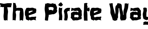Font : RandyBeckerRandom-ExtraBold-Regular Custom Text : The Pirate Way Test your own text here Click to download or to view this font on a tshirt that can be custom printed in Bali