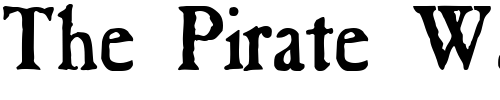 Font : Ransom-Plain Custom Text : The Pirate Way Test your own text here Click to download or to view this font on a tshirt that can be custom printed in Bali
