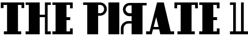 Font : Raskalnikov-NF Custom Text : The Pirate Way Test your own text here Click to download or to view this font on a tshirt that can be custom printed in Bali