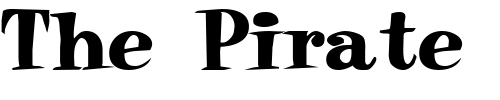 Font : Raskin-Heavy Custom Text : The Pirate Way Test your own text here Click to download or to view this font on a tshirt that can be custom printed in Bali