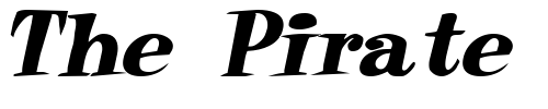 Font : Raskin-HeavyItalic Custom Text : The Pirate Way Test your own text here Click to download or to view this font on a tshirt that can be custom printed in Bali