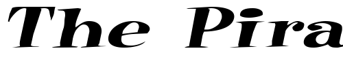 Font : RaskinExtended-Italic Custom Text : The Pirate Way Test your own text here Click to download or to view this font on a tshirt that can be custom printed in Bali