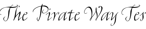 Font : RastkoITC Custom Text : The Pirate Way Test your own text here Click to download or to view this font on a tshirt that can be custom printed in Bali