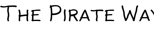 Font : Rattlescript-LightCaps Custom Text : The Pirate Way Test your own text here Click to download or to view this font on a tshirt that can be custom printed in Bali