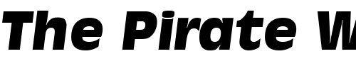 Font : Ravenna-ExtraBoldIta Custom Text : The Pirate Way Test your own text here Click to download or to view this font on a tshirt that can be custom printed in Bali