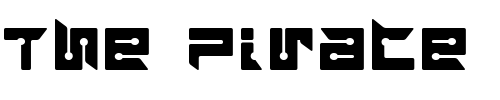 Font : RayzorBlunt Custom Text : The Pirate Way Test your own text here Click to download or to view this font on a tshirt that can be custom printed in Bali
