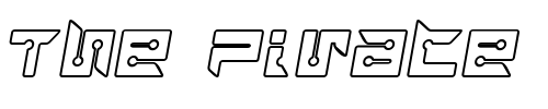 Font : RayzorBlunt-Outline-Italic Custom Text : The Pirate Way Test your own text here Click to download or to view this font on a tshirt that can be custom printed in Bali