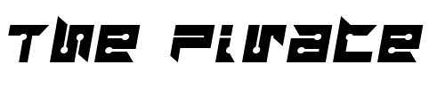 Font : RayzorSharp-Italic Custom Text : The Pirate Way Test your own text here Click to download or to view this font on a tshirt that can be custom printed in Bali