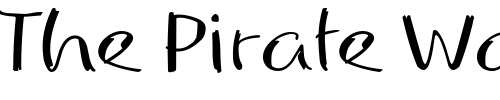 Font : ReadMyHandLL Custom Text : The Pirate Way Test your own text here Click to download or to view this font on a tshirt that can be custom printed in Bali