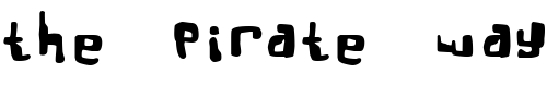 Font : Real-Bttsoief Custom Text : The Pirate Way Test your own text here Click to download or to view this font on a tshirt that can be custom printed in Bali
