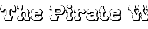 Font : Red-Dog-Saloon-Open Custom Text : The Pirate Way Test your own text here Click to download or to view this font on a tshirt that can be custom printed in Bali